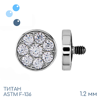 Накрутка Crystal Circle 1.2 мм